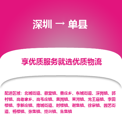 深圳到單縣物流專(zhuān)線(xiàn)