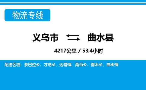 義烏市到曲水縣物流專線-義烏市至曲水縣貨運(yùn)公司