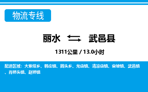 麗水到武邑縣物流專(zhuān)線-麗水至武邑縣貨運(yùn)公司